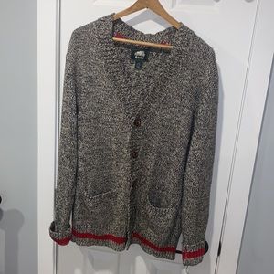 Roots button down cardigan sweater